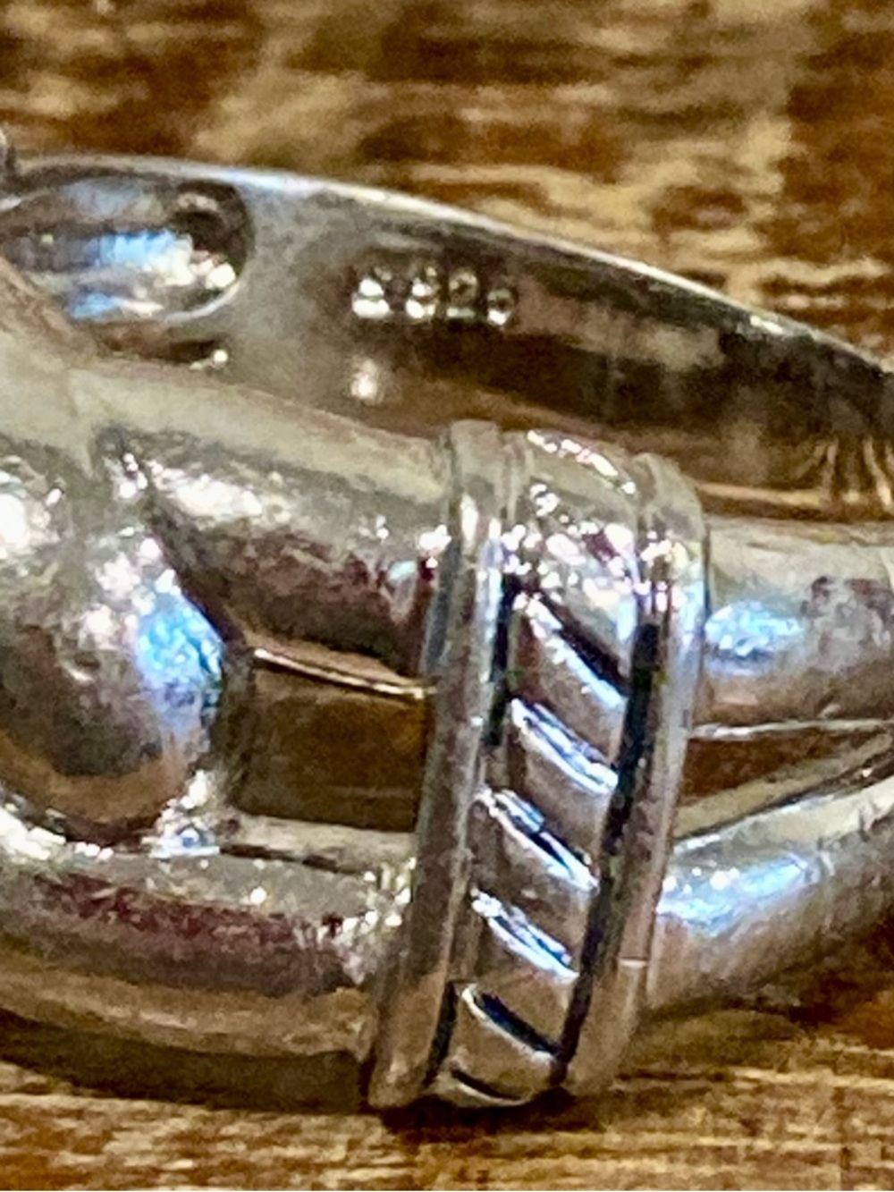 Sterling Silver 925 Knot Statement Ring - Women’s Jewelry - Size 8.5 - Picture 6 of 16